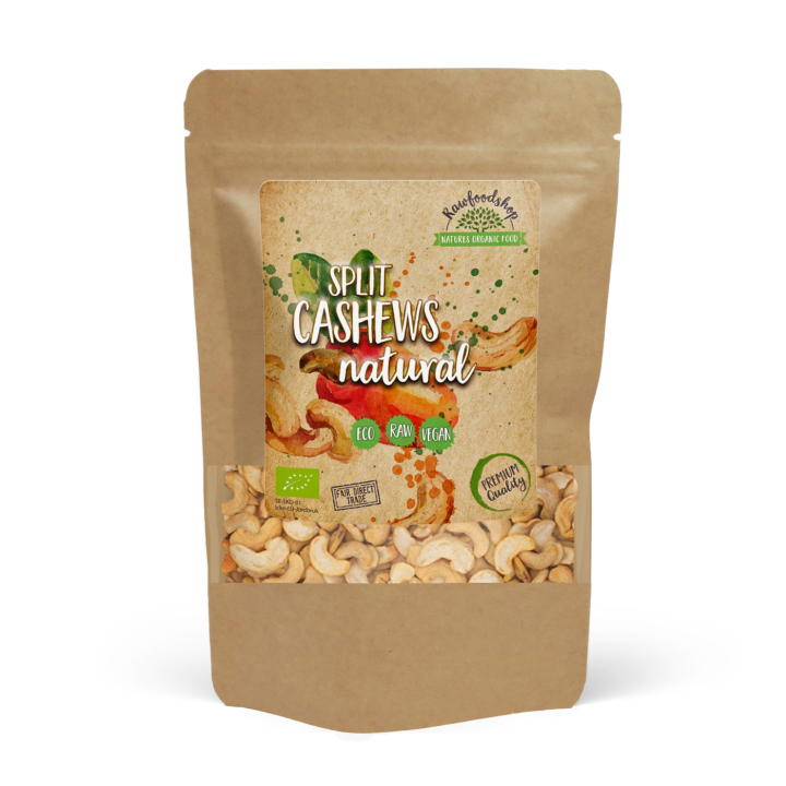 Cashewnødder Delte RAW ØKO 1kg i gruppen Råvarer & Drikke / Nødder / Cashewnødder hos Rawfoodshop Scandinavia AB (RNOT1000327E)