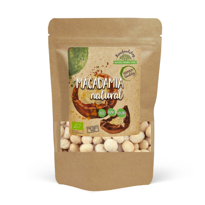 Macadamianødder Premium RAW ØKO 500g i gruppen Råvarer & Drikke / Nødder / Macadamia hos Rawfoodshop Scandinavia AB (RNOT500430E)