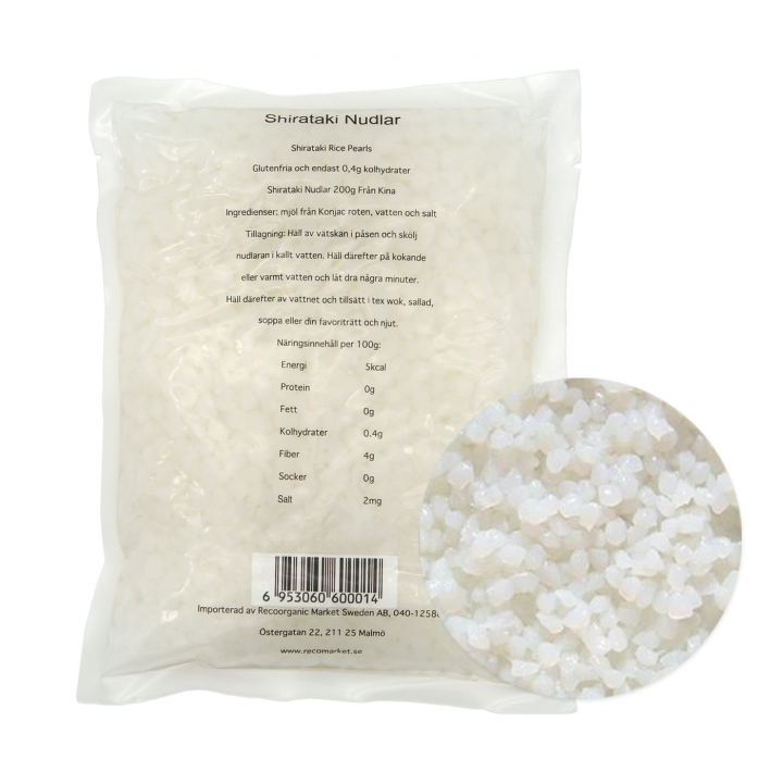 Shirataki Rice Pearls 200g i gruppen Råvarer & Drikke / Spisekammer / Ris & Korn hos Rawfoodshop Scandinavia AB (RNUD200075E)