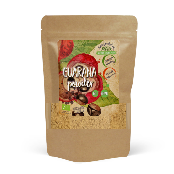 Guarana ØKO Pulver 125g i gruppen OUTLET 30-80% / Urter, alger og krydderier 30-50% / Superfood 30% hos Rawfoodshop Scandinavia AB (RPUL100387E)