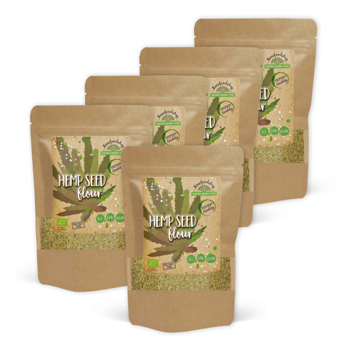 Hampefrømel ØKO 250g x 5 pakker i gruppen Råvarer & Drikke / Bagning / Mel hos Rawfoodshop Scandinavia AB (RPUL2503008L-SET5)