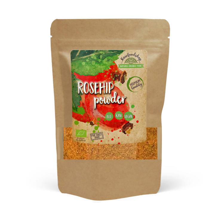 Hybenpulver ØKO 250g i gruppen Råvarer & Drikke / Frugt & Frugtpulver / Hyben hos Rawfoodshop Scandinavia AB (RPUL250444E)