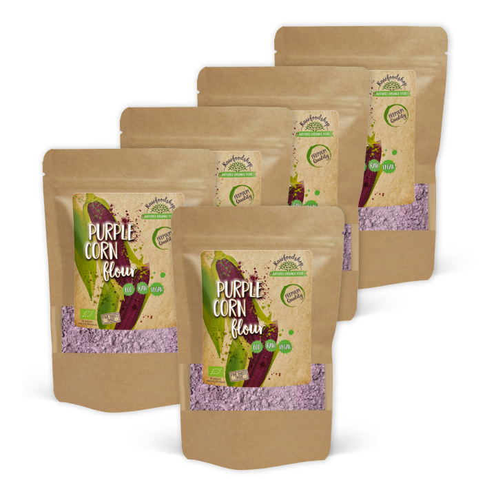 Purple Corn Pulver ØKO 500g x 5 pakker i gruppen Råvarer & Drikke / Bagning / Mel hos Rawfoodshop Scandinavia AB (RPUL500470E-SET5)