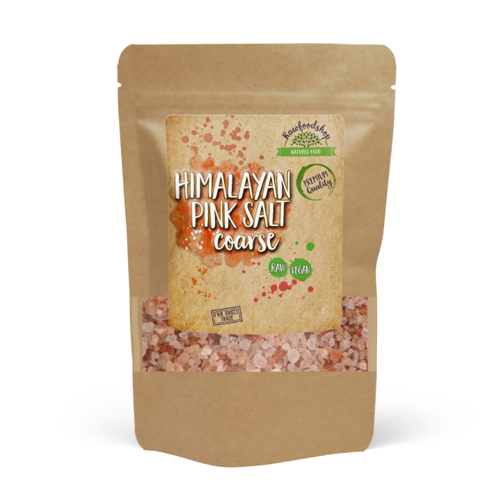 Himalaya Salt Groft 500g i gruppen Råvarer & Drikke / Spisekammer / Krydderier hos Rawfoodshop Scandinavia AB (RSAL500197E)