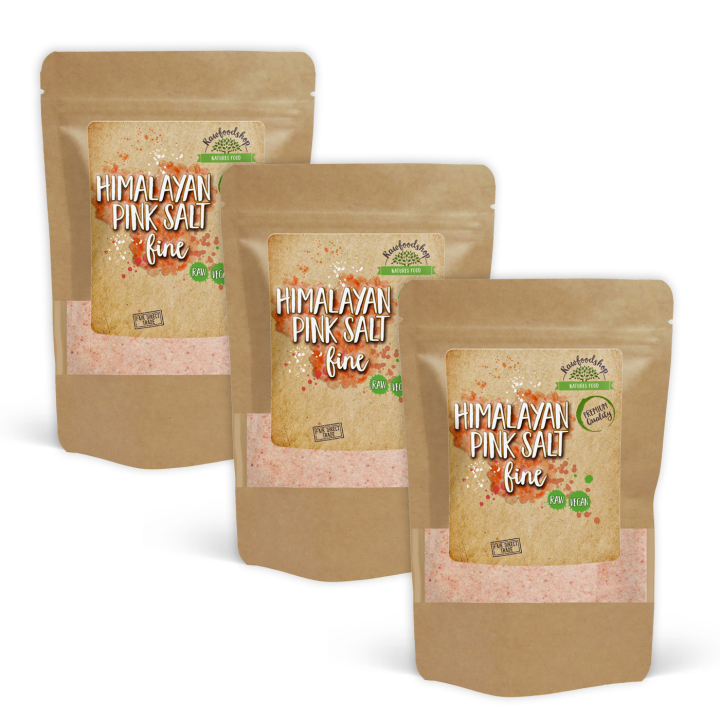 Himalaya Salt Fintmalet 500g x 3 pakker i gruppen Råvarer & Drikke / Spisekammer / Krydderier & Salt hos Rawfoodshop Scandinavia AB (RSAL500200E-SET3)