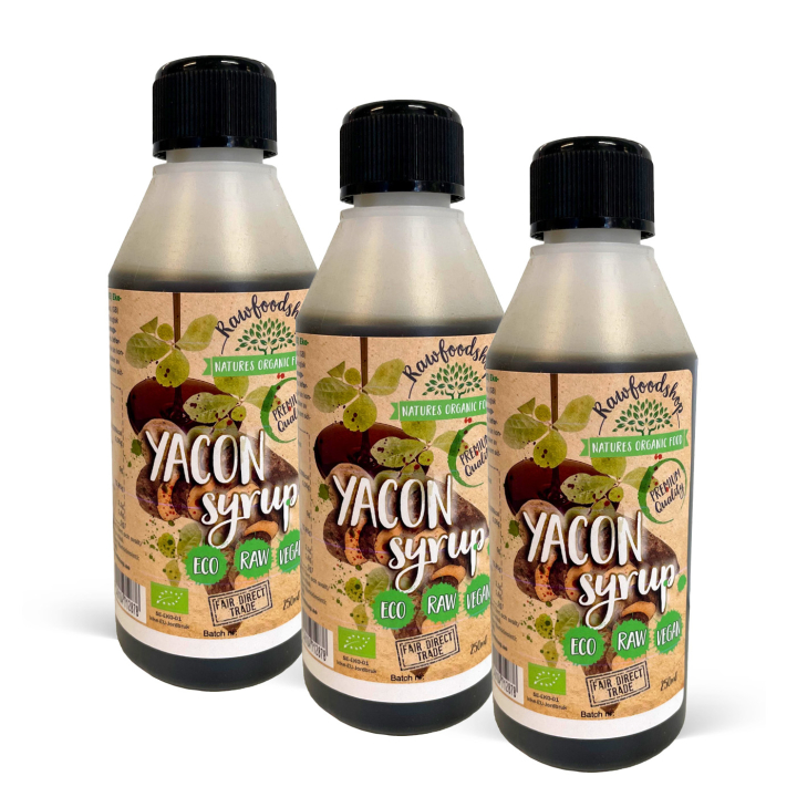 Yaconsirup ØKO 250 ml x 3 flasker i gruppen Råvarer & Drikke / Bagning / Sirup hos Rawfoodshop Scandinavia AB (RSOT250508E-SET3)
