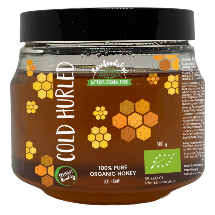 Honning Koldrørt ØKO 300g i gruppen Råvarer & Drikke / Bagning / Sødning / Honning hos Rawfoodshop Scandinavia AB (RSOT350393E)