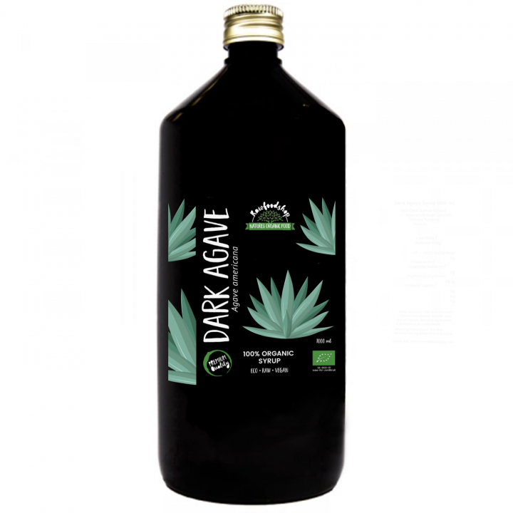 Agavesirup Mørk ØKO 1000ml i gruppen Råvarer & Drikke / Bagning / Sødning / Agave hos Rawfoodshop Scandinavia AB (RSOT500300E1)