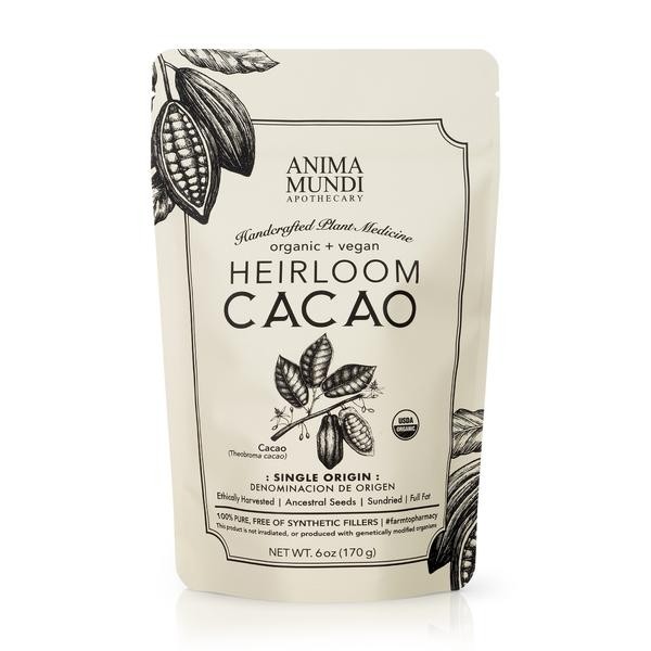 Anima Mundi Heirloom Cacao ØKO 170g i gruppen Råvarer & Drikke / Bagning / Kakaoprodukter hos Rawfoodshop Scandinavia AB (SAM031)
