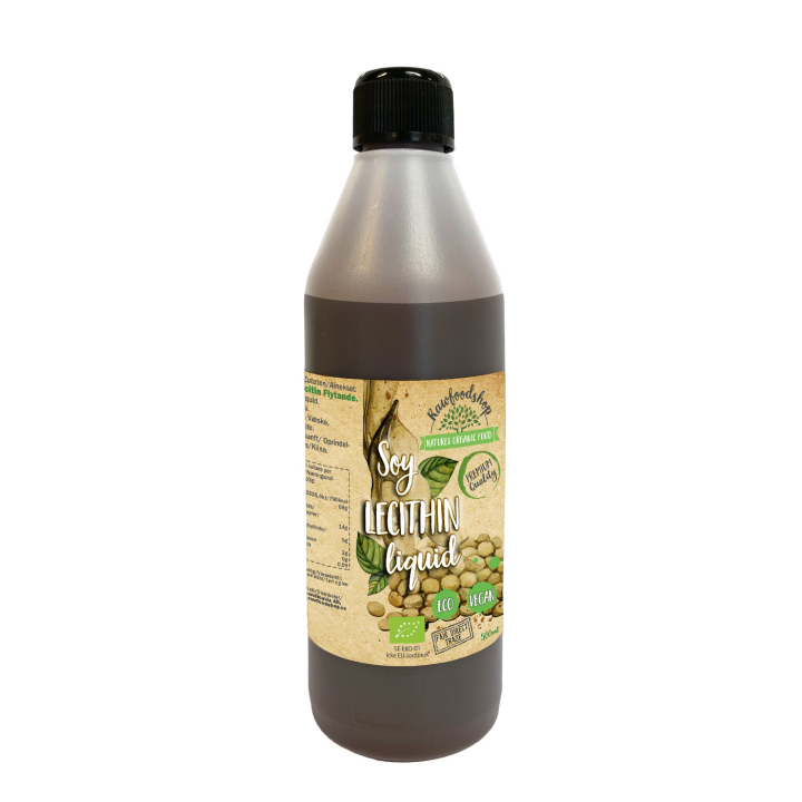 Sojalecithin Flydende ØKO 500ml i gruppen Råvarer & Drikke / Bagning / Flere bageingredienser hos Rawfoodshop Scandinavia AB (SBL50)