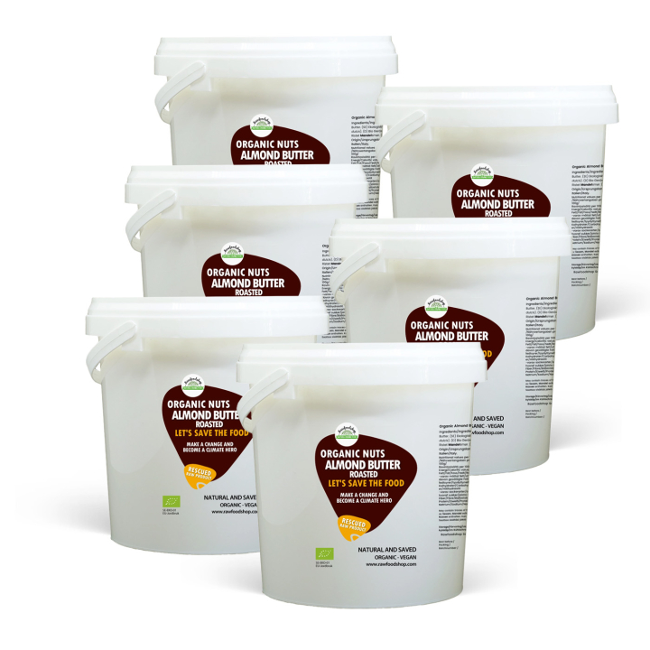 Mandelsmør Ristet ØKO 1kg x 6 pakker i gruppen Råvarer & Drikke / Nødder / Nøddesmør hos Rawfoodshop Scandinavia AB (SF1141-SET6)