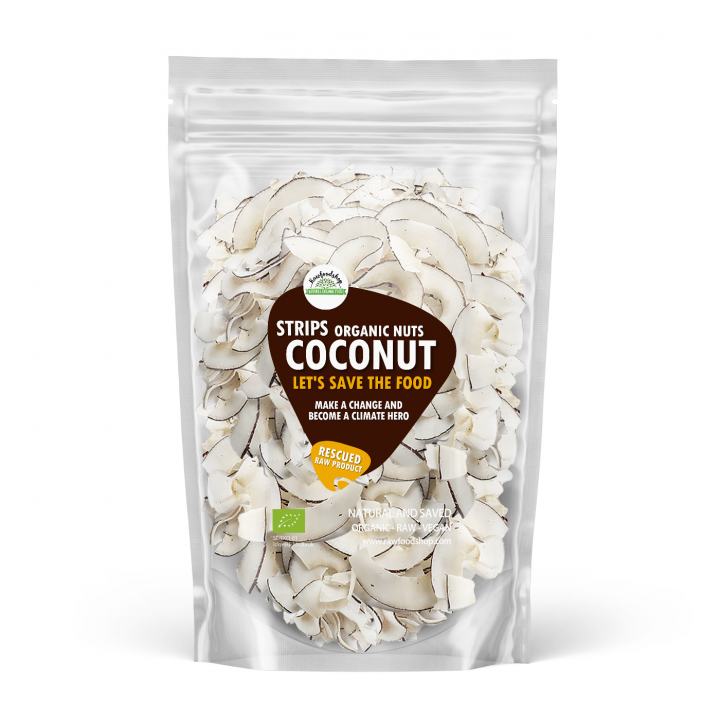 Kokosnød i strimler ØKO 1kg i gruppen Råvarer & Drikke / Nødder / Kokos hos Rawfoodshop Scandinavia AB (SF171881)