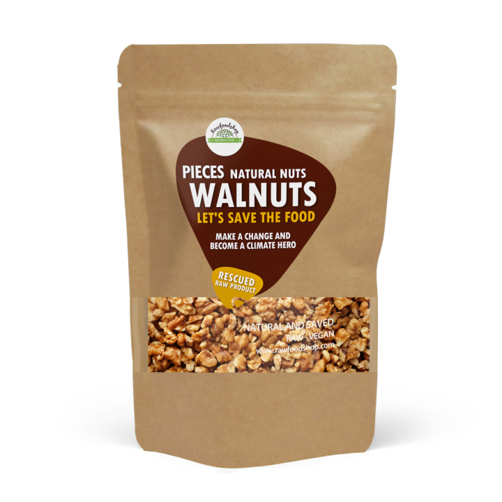 Valnødder i stykker RAW 750g i gruppen Råvarer & Drikke / Nødder / Valnødder hos Rawfoodshop Scandinavia AB (SF17234750)