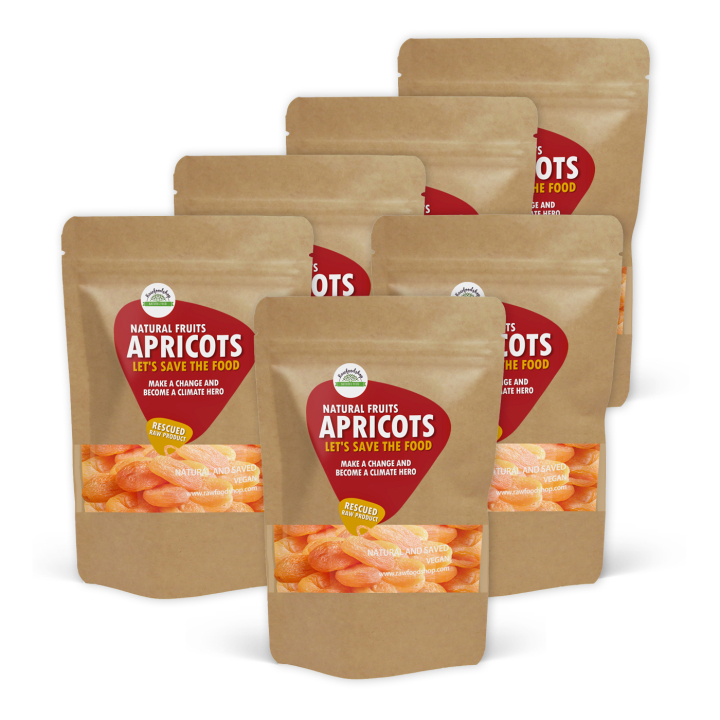 Abrikoser 1kg x 6 pakker i gruppen Råvarer & Drikke / Frugt & Frugtpulver / Abrikos hos Rawfoodshop Scandinavia AB (SF5003501SET)