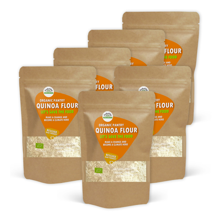 Quinoamel ØKO 1kg x 6 pakker i gruppen Råvarer & Drikke / Bagning / Mel hos Rawfoodshop Scandinavia AB (SFAB017-10001SET)