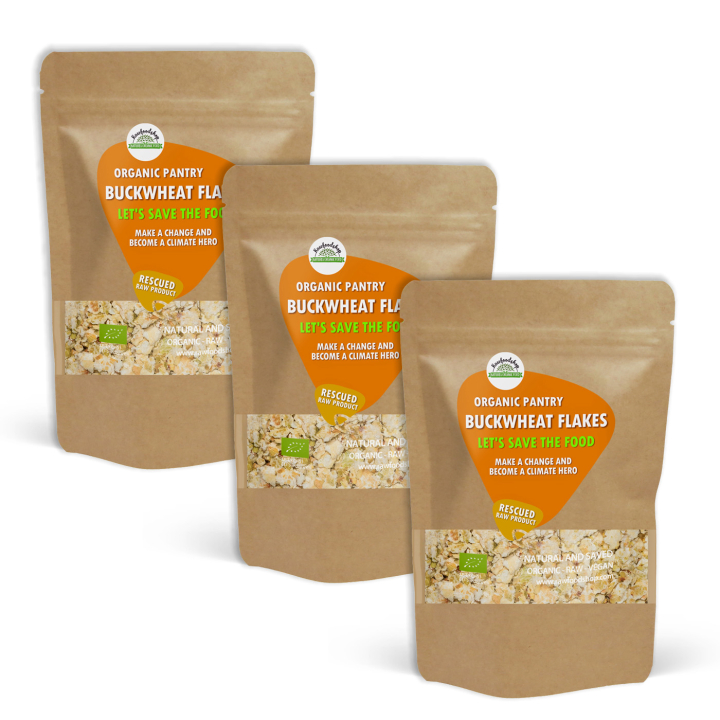 Boghvedeflager ØKO 1kg x 3 pakker i gruppen OUTLET 20-80% / Save The Food 40-80% hos Rawfoodshop Scandinavia AB (SFAB0441-SET3)