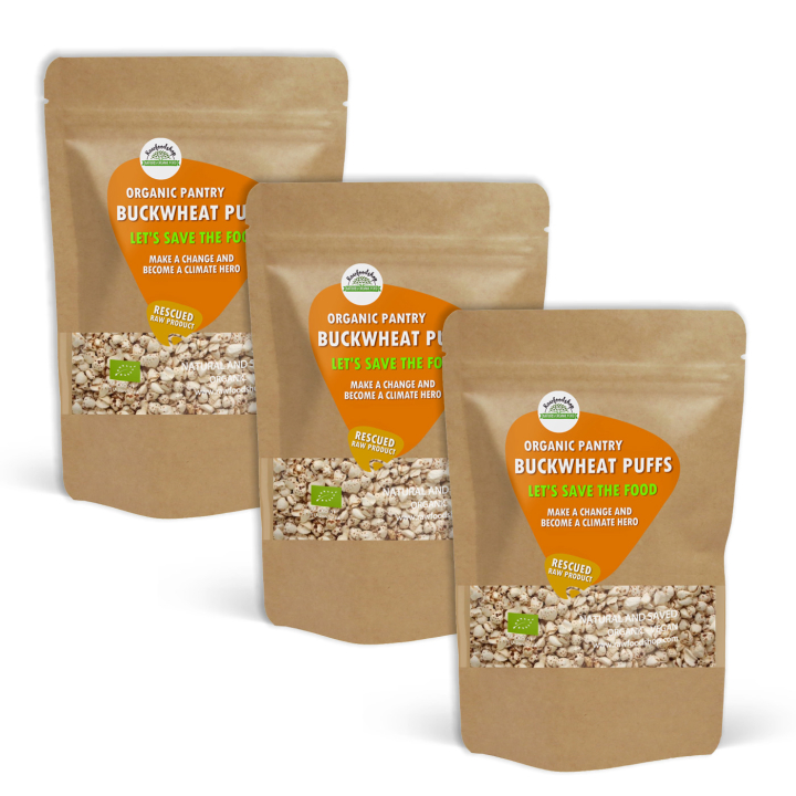 Puffet Boghvede ØKO 100g 5stk pakke i gruppen OUTLET 20-80% / Save The Food 40-80% / Save The Food 50% hos Rawfoodshop Scandinavia AB (SFBVP601SET)