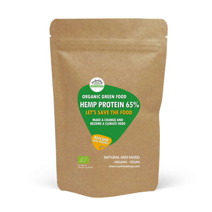 Hampeprotein 65% ØKO 1kg i gruppen Helse / Proteinpulver hos Rawfoodshop Scandinavia AB (SFHMP01)