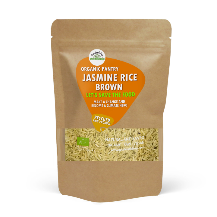 Jasminris Brunt Råris ØKO 1kg i gruppen Råvarer & Drikke / Spisekammer / Ris & Korn hos Rawfoodshop Scandinavia AB (SFJRB501)