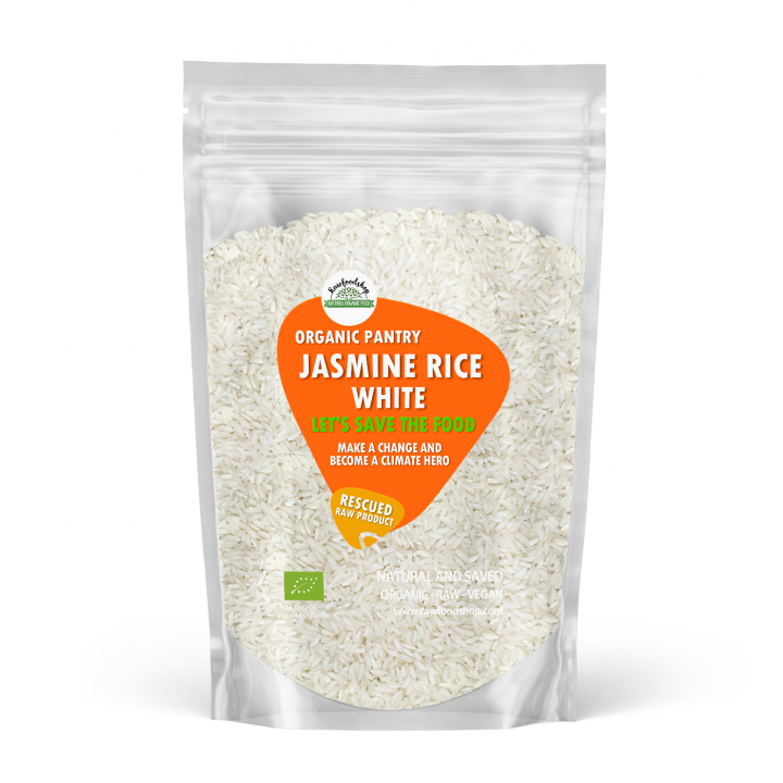 Jasminris Hvide ØKO 1kg i gruppen Råvarer & Drikke / Spisekammer / Ris & Korn hos Rawfoodshop Scandinavia AB (SFJRV501)