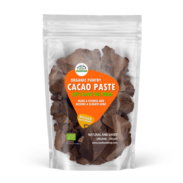 Kakaomasse 100% ØKO 1kg i gruppen Råvarer & Drikke / Bagning / Kakaoprodukter hos Rawfoodshop Scandinavia AB (SFKAK41)