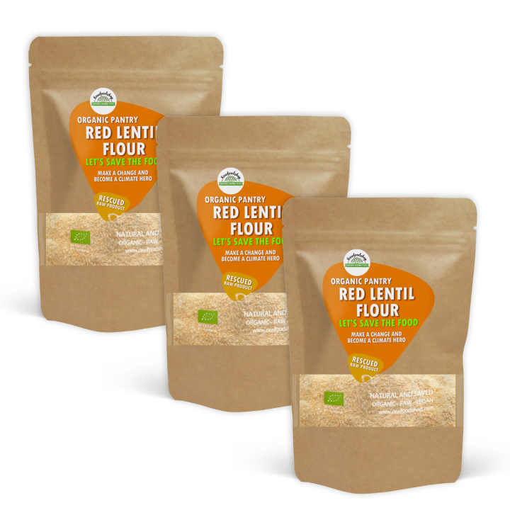 Linsemel Rødt ØKO 1kg x 3 pakker i gruppen Råvarer & Drikke / Bagning / Mel hos Rawfoodshop Scandinavia AB (SFLINSMJOLROTT011-SET3)