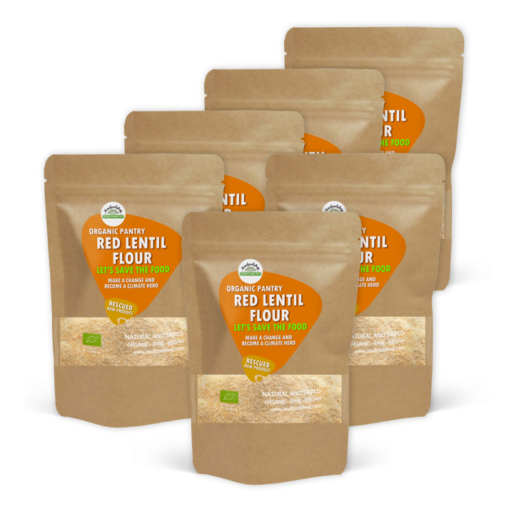 Linsemel Rødt ØKO 1kg x 6 pakker i gruppen Råvarer & Drikke / Bagning / Mel hos Rawfoodshop Scandinavia AB (SFLINSMJOLROTT011-SET6)