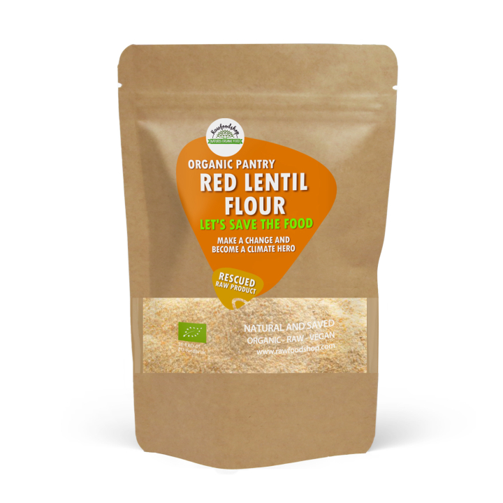 Linsemel Rødt ØKO 1kg i gruppen Råvarer & Drikke / Bagning / Mel hos Rawfoodshop Scandinavia AB (SFLINSMJOLROTT011)