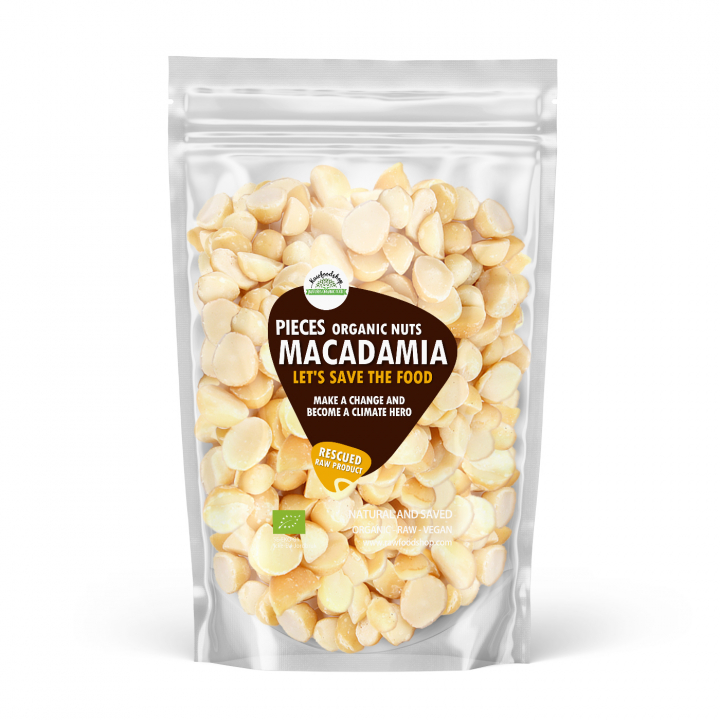 Macadamianødder i stykker RAW ØKO 1kg i gruppen Råvarer & Drikke / Nødder / Macadamia hos Rawfoodshop Scandinavia AB (SFMACNOT03)