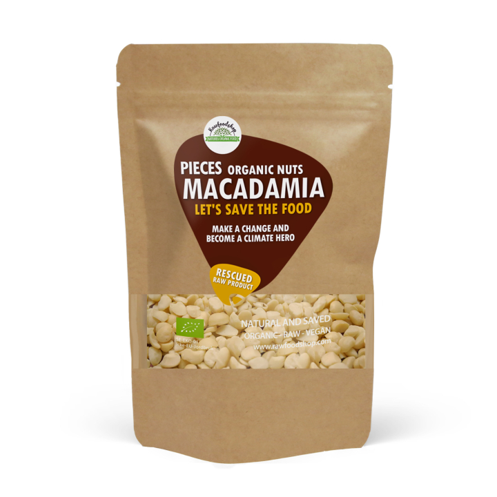 Macadamianødder i stykker RAW ØKO 1kg i gruppen Råvarer & Drikke / Nødder / Macadamia hos Rawfoodshop Scandinavia AB (SFMACNOT03)