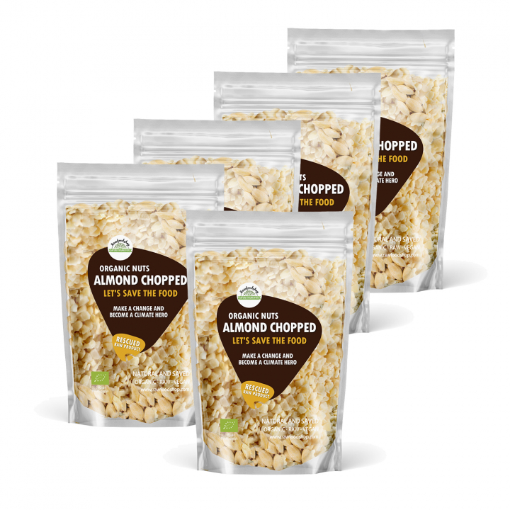 Mandel Hakket ØKO 500g 5stk pakke i gruppen Råvarer & Drikke / Nødder / Mandel hos Rawfoodshop Scandinavia AB (SFMAHA15SET)