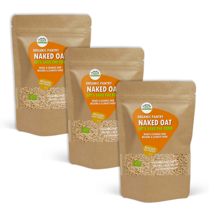 Nøgen Havre ØKO 1kg x 3 pakker i gruppen Råvarer & Drikke / Spisekammer / Ris & Korn hos Rawfoodshop Scandinavia AB (SFNHS501-SET3)