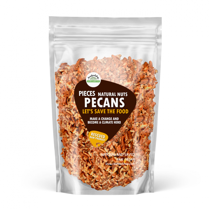 Pekannødder i stykker RAW 1kg i gruppen Råvarer & Drikke / Nødder / Pekannødder hos Rawfoodshop Scandinavia AB (SFPENO3)