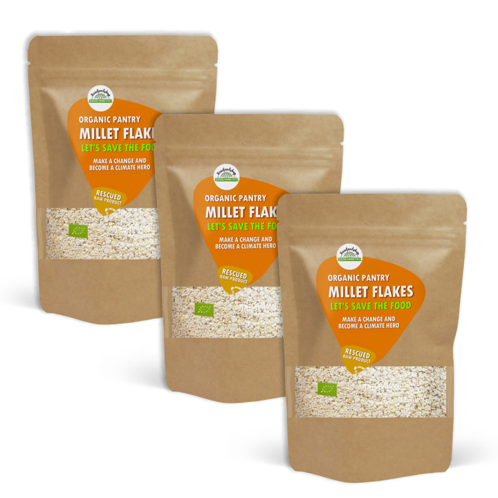 Hirseflakes ØKO 1kg x 3 pakker i gruppen Råvarer & Drikke / Bagning / Gryn & Flager hos Rawfoodshop Scandinavia AB (SFRAW006644001-SET3)