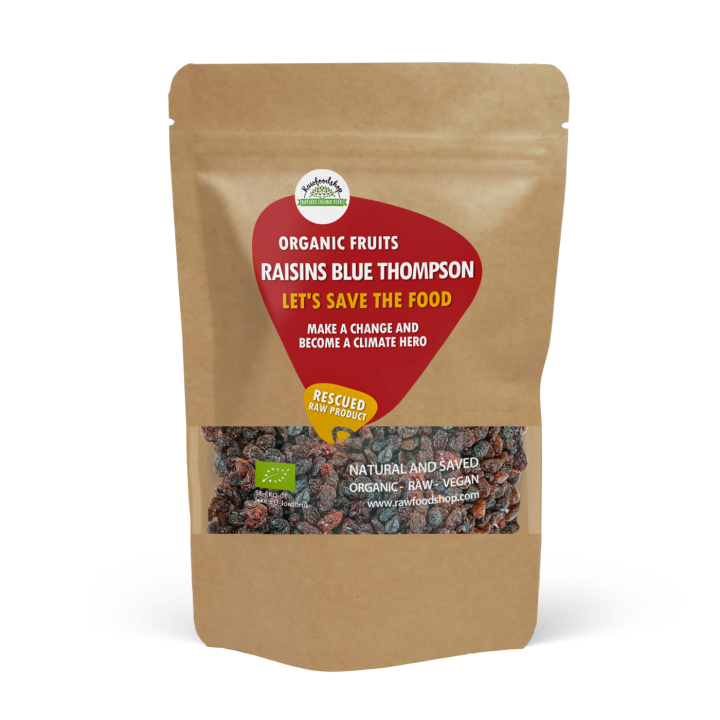 Rosiner Blue Thompson RAW ØKO 1kg i gruppen Råvarer & Drikke / Frugt & Frugtpulver / Rosiner hos Rawfoodshop Scandinavia AB (SFRAW799791)