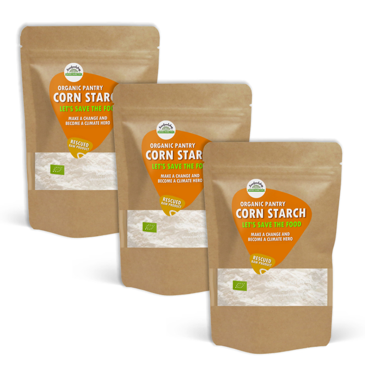 Majsstivelse ØKO 1kg x 3 pakker i gruppen Råvarer & Drikke / Bagning / Mel hos Rawfoodshop Scandinavia AB (SFRAW936211-SET3)