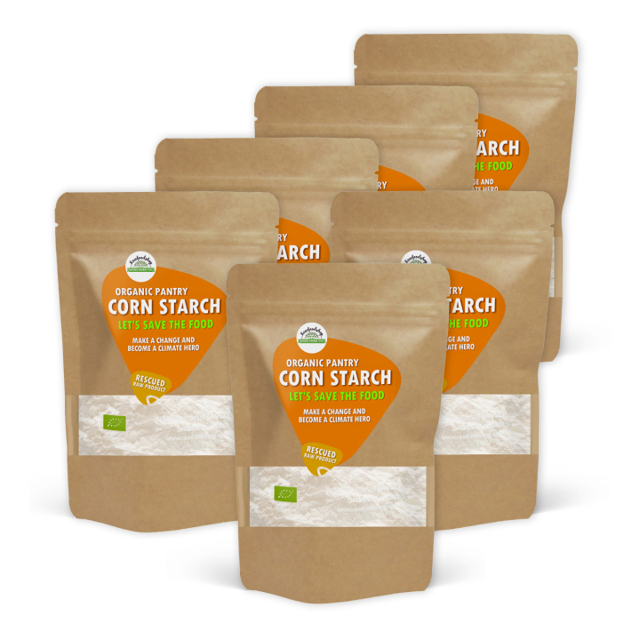 Majsstivelse ØKO 1kg x 6 pakker i gruppen Råvarer & Drikke / Bagning / Mel hos Rawfoodshop Scandinavia AB (SFRAW936211SET)