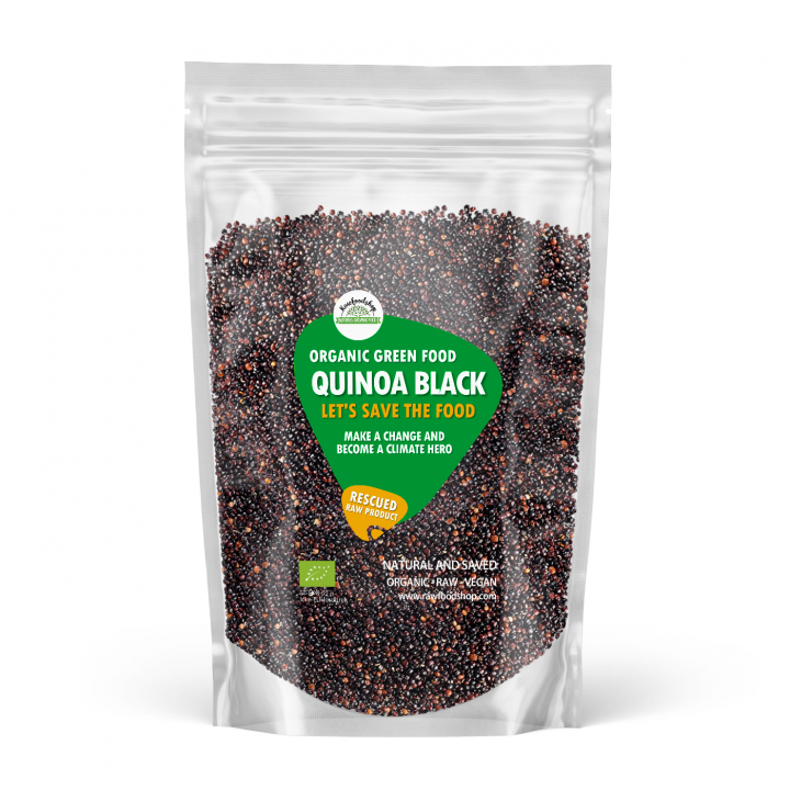 Quinoa Sort ØKO 1kg i gruppen Råvarer & Drikke / Spisekammer / Frø hos Rawfoodshop Scandinavia AB (SFRAW98651)