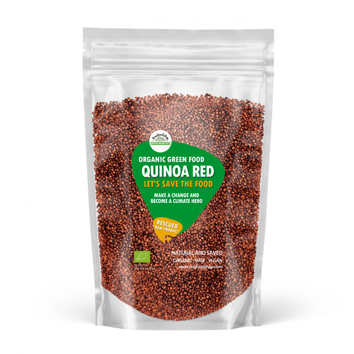 Quinoa Rød ØKO 1kg i gruppen Råvarer & Drikke / Spisekammer / Frø hos Rawfoodshop Scandinavia AB (SFRAW98787981)