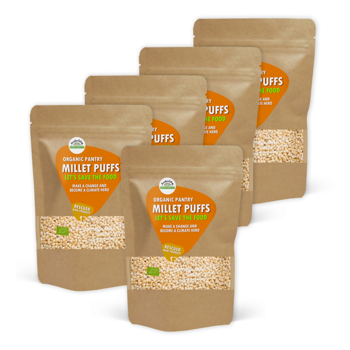 Puffet Hirse ØKO 500g 5stk pakke i gruppen Råvarer & Drikke / Bagning / Granola, Grød og Puffer hos Rawfoodshop Scandinavia AB (SFRAW988909071SET)