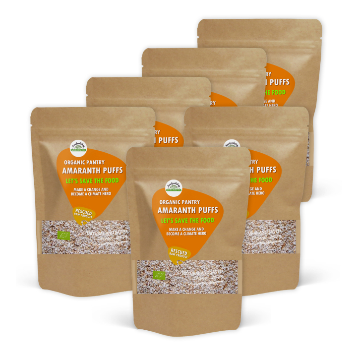 Amarant Puffet ØKO 500g x 6 pakker i gruppen Råvarer & Drikke / Bagning / Gryn & Flager hos Rawfoodshop Scandinavia AB (SFRAWAMA0011SET)