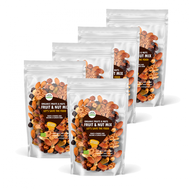 Fruit & Nut Mix ØKO RAW 1kg 5stk pakke i gruppen Råvarer & Drikke / Slik & Chokolade / Snacks hos Rawfoodshop Scandinavia AB (SFRCMFNER1SET)