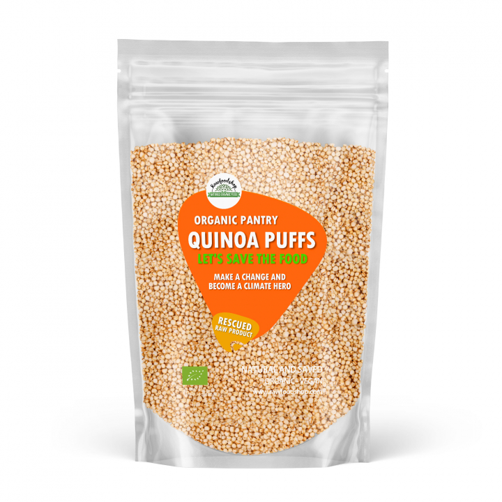 Puffet Quinoa ØKO 500g i gruppen Råvarer & Drikke / Bagning / Granola, Grød og Puffer hos Rawfoodshop Scandinavia AB (SFRECQUI011)