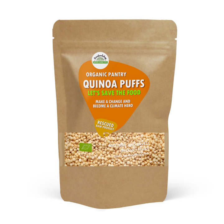 Puffet Quinoa ØKO 500g i gruppen Råvarer & Drikke / Bagning / Granola, Grød og Puffer hos Rawfoodshop Scandinavia AB (SFRECQUI011)