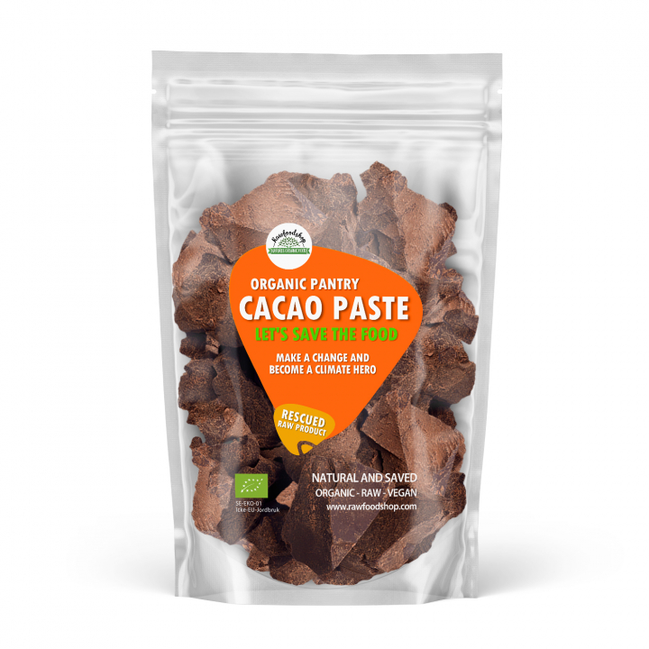 Kakaomasse Raw 100% ØKO 1kg i gruppen Råvarer & Drikke / Bagning / Kakaoprodukter hos Rawfoodshop Scandinavia AB (SFRKAK1000313E)