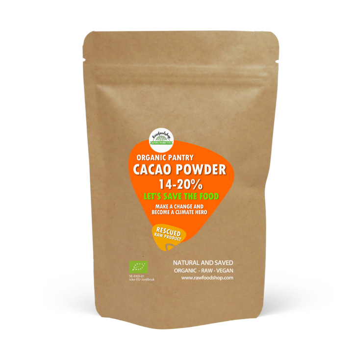 Kakaopulver Raw ØKO 14-20% 1kg i gruppen Råvarer & Drikke / Bagning / Kakaoprodukter hos Rawfoodshop Scandinavia AB (SFRKAK1000406E)
