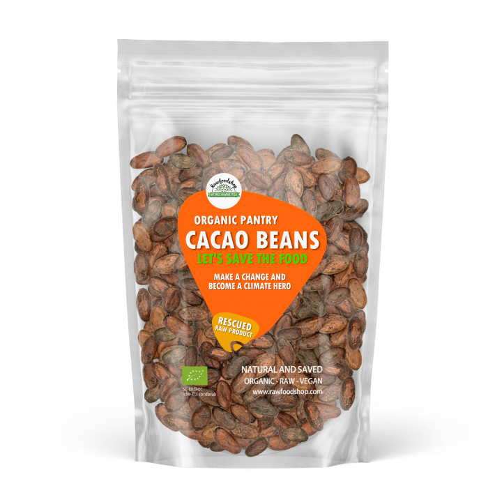 Kakaobønner ØKO 1kg i gruppen Råvarer & Drikke / Bagning / Kakaoprodukter hos Rawfoodshop Scandinavia AB (SFRKAK500403E1)