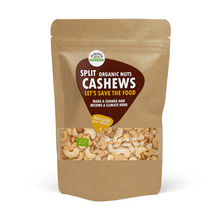 Cashewnødder Delte RAW ØKO 1kg i gruppen Råvarer & Drikke / Nødder / Cashewnødder hos Rawfoodshop Scandinavia AB (SFRNOT1000327E)