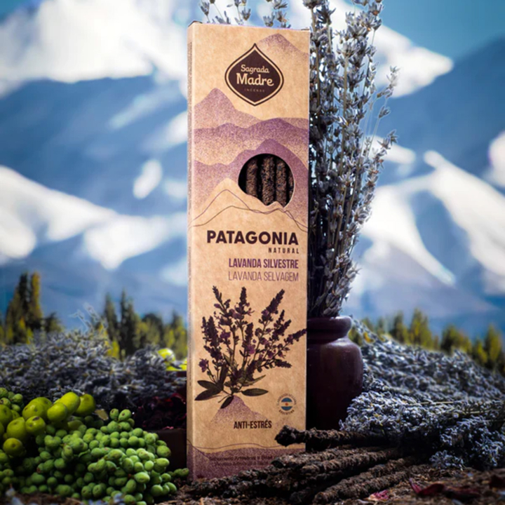 Røgelse Patagonia Vild Lavendel 6stk i gruppen Hjem & Sjæl / Ritual & Ceremoni / Røgelse, Lys og Dufte hos Rawfoodshop Scandinavia AB (SKU-423)