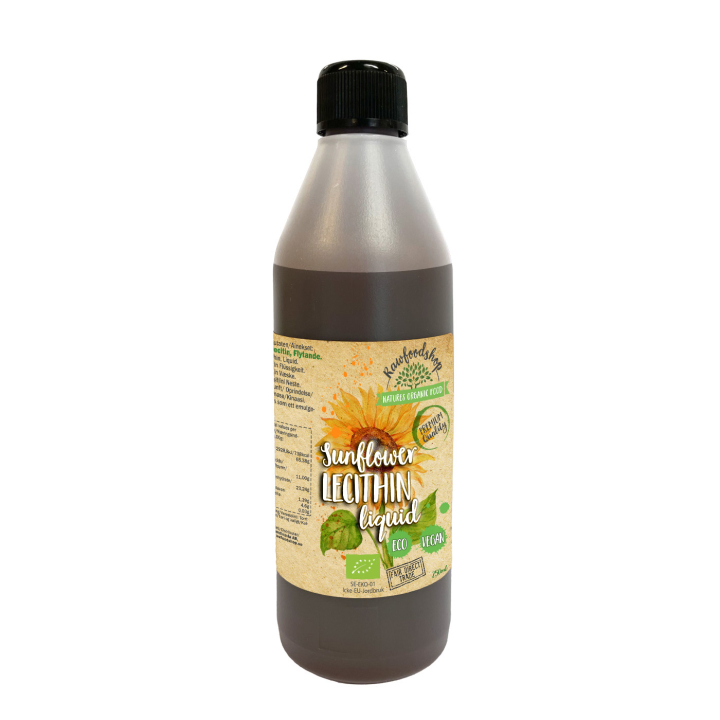 Solsikkelecithin Flydende ØKO 250ml i gruppen Råvarer & Drikke / Bagning / Flere bageingredienser hos Rawfoodshop Scandinavia AB (SLF25)
